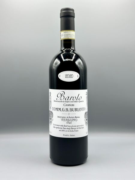 Comm. G.B. Burlotto, Barolo Cannubi  - Asta Wine & Spirits - Associazione Nazionale - Case d'Asta italiane