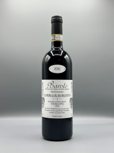 Comm. G.B. Burlotto, Barolo Monvigliero  - Asta Wine & Spirits - Associazione Nazionale - Case d'Asta italiane