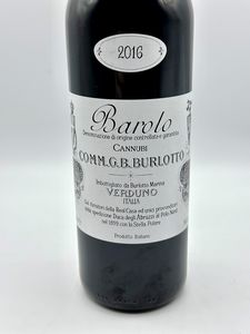 Comm. G. B. Burlotto, Barolo Cannubi  , 2016  - Asta Wine & Spirits - Associazione Nazionale - Case d'Asta italiane