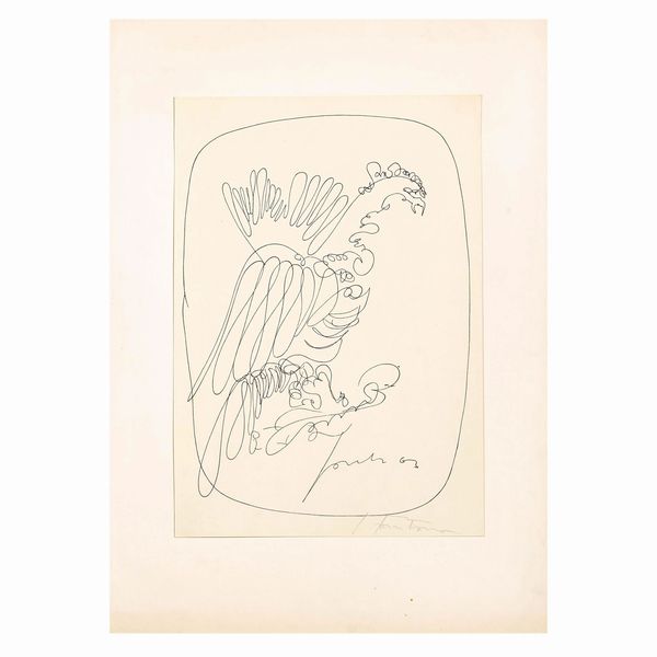 LUCIO FONTANA : LUCIO FONTANA  - Asta ARTE MODERNA E CONTEMPORANEA E OPERE DALLA RACCOLTA DI ANTONIO PAOLUCCI - Associazione Nazionale - Case d'Asta italiane