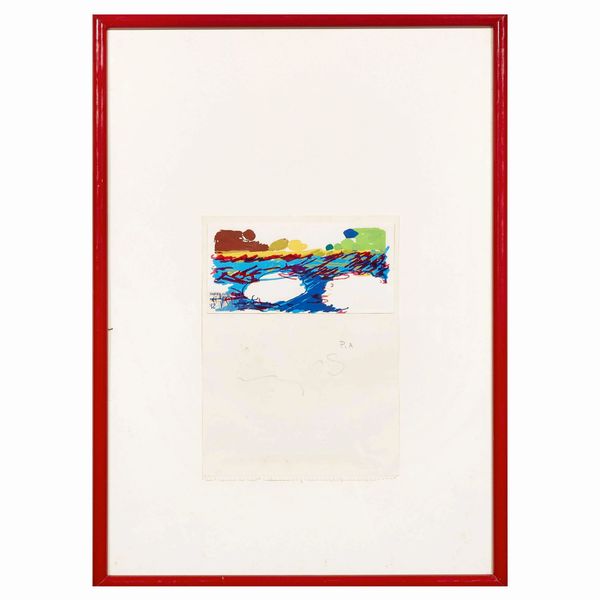 MARIO SCHIFANO : MARIO SCHIFANO  - Asta ARTE MODERNA E CONTEMPORANEA E OPERE DALLA RACCOLTA DI ANTONIO PAOLUCCI - Associazione Nazionale - Case d'Asta italiane