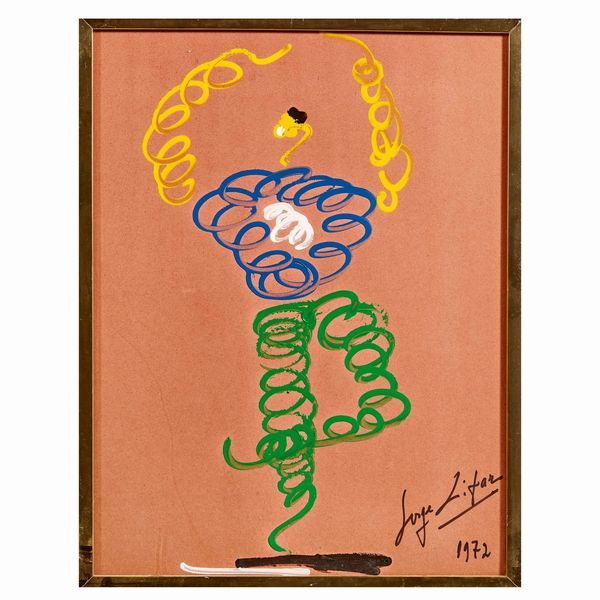 Serge Lifar : SERGE LIFAR  - Asta ARTE MODERNA E CONTEMPORANEA E OPERE DALLA RACCOLTA DI ANTONIO PAOLUCCI - Associazione Nazionale - Case d'Asta italiane