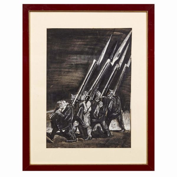 Mario Sironi : MARIO SIRONI  - Asta ARTE MODERNA E CONTEMPORANEA E OPERE DALLA RACCOLTA DI ANTONIO PAOLUCCI - Associazione Nazionale - Case d'Asta italiane