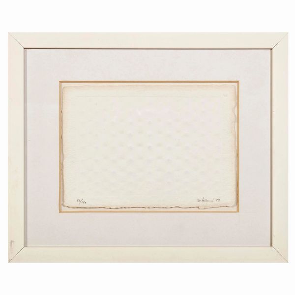 ENRICO CASTELLANI : ENRICO CASTELLANI  - Asta ARTE MODERNA E CONTEMPORANEA E OPERE DALLA RACCOLTA DI ANTONIO PAOLUCCI - Associazione Nazionale - Case d'Asta italiane