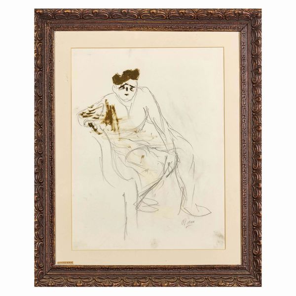 OTTONE ROSAI : OTTONE ROSAI  - Asta ARTE MODERNA E CONTEMPORANEA E OPERE DALLA RACCOLTA DI ANTONIO PAOLUCCI - Associazione Nazionale - Case d'Asta italiane