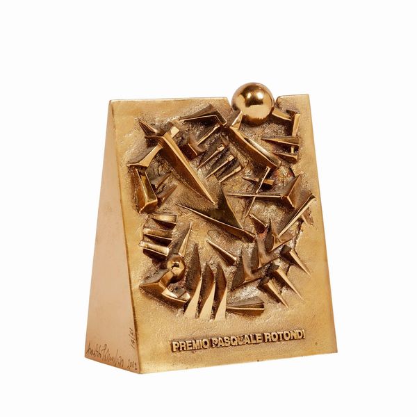 Arnaldo Pomodoro : ARNALDO POMODORO  - Asta ARTE MODERNA E CONTEMPORANEA E OPERE DALLA RACCOLTA DI ANTONIO PAOLUCCI - Associazione Nazionale - Case d'Asta italiane