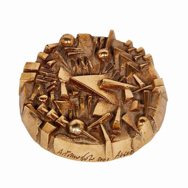 Arnaldo Pomodoro : ARNALDO POMODORO  - Asta ARTE MODERNA E CONTEMPORANEA E OPERE DALLA RACCOLTA DI ANTONIO PAOLUCCI - Associazione Nazionale - Case d'Asta italiane