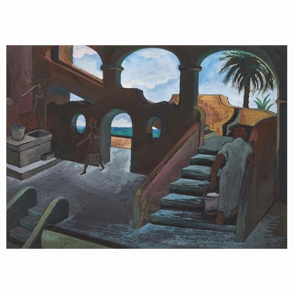 Ernesto Michahelles Thayaht : THAYAHT (ERNESTO MICHAHELLES)  - Asta ARTE MODERNA E CONTEMPORANEA E OPERE DALLA RACCOLTA DI ANTONIO PAOLUCCI - Associazione Nazionale - Case d'Asta italiane