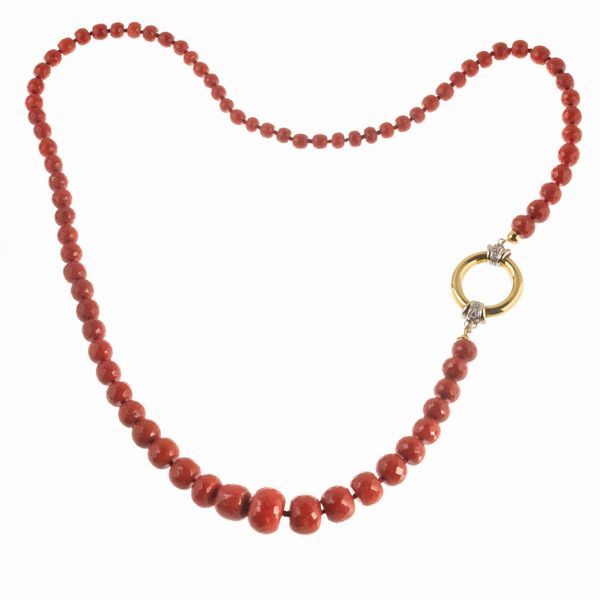 COLLANA IN CORALLO  - Asta Gioielli  - Associazione Nazionale - Case d'Asta italiane