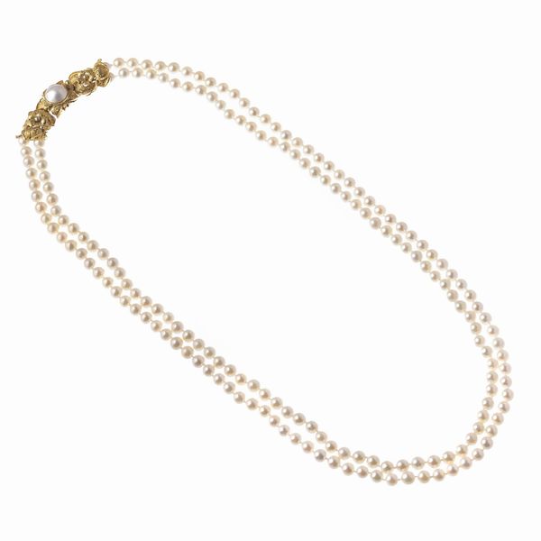 LUNGA COLLANA DI PERLE  - Asta Gioielli  - Associazione Nazionale - Case d'Asta italiane