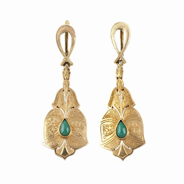 PAIO DI ORECCHINI PENDENTI  - Asta Gioielli  - Associazione Nazionale - Case d'Asta italiane