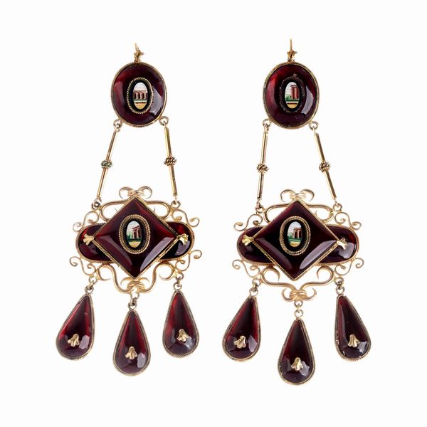 LUNGHI ORECCHINI PENDENTI  - Asta Gioielli  - Associazione Nazionale - Case d'Asta italiane