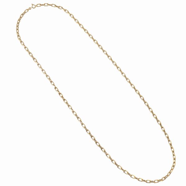 LUNGA COLLANA A CATENA  - Asta Gioielli  - Associazione Nazionale - Case d'Asta italiane