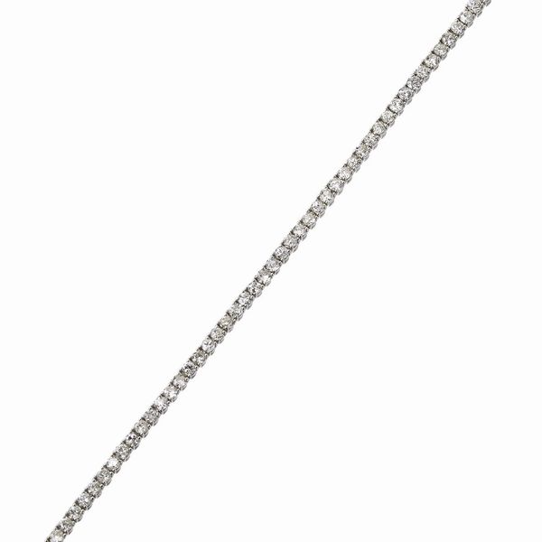 BRACCIALE TENNIS CON DIAMANTI  - Asta Gioielli  - Associazione Nazionale - Case d'Asta italiane
