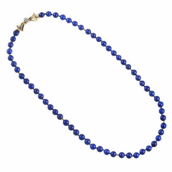 LUNGA COLLANA IN LAPISLAZZULI  - Asta Gioielli  - Associazione Nazionale - Case d'Asta italiane