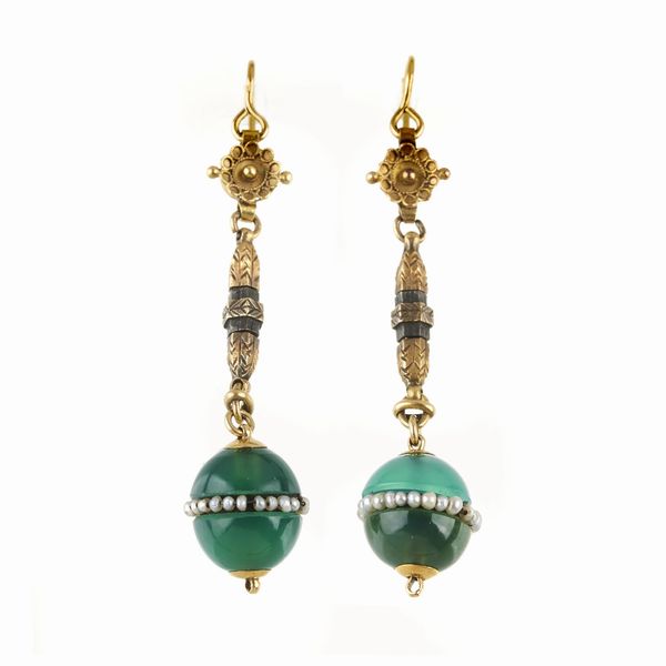 PAIO DI ORECCHINI PENDENTI  - Asta Gioielli  - Associazione Nazionale - Case d'Asta italiane