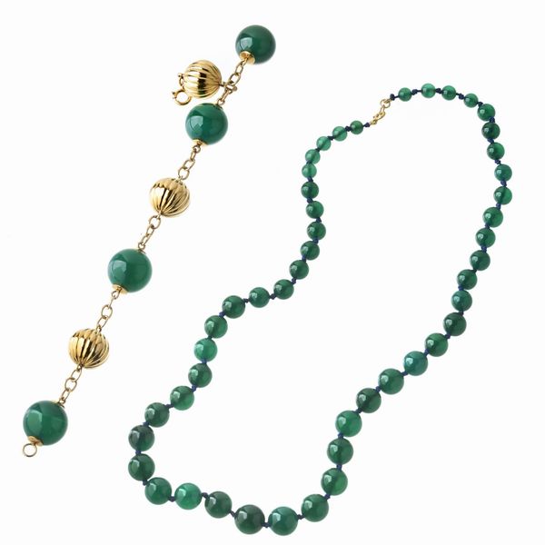 DEMI PARURE CON PIETRE SEMIPREZIOSE  - Asta Gioielli  - Associazione Nazionale - Case d'Asta italiane