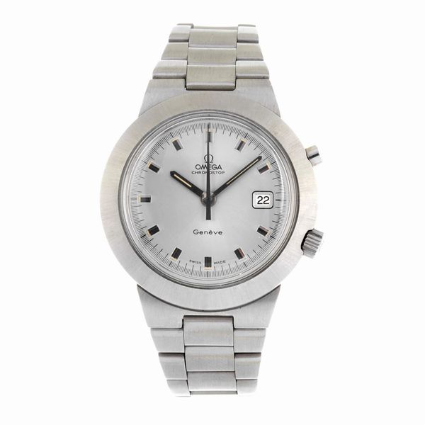 OMEGA CHRONOSTOP IN ACCIAIO  - Asta OROLOGI - Associazione Nazionale - Case d'Asta italiane