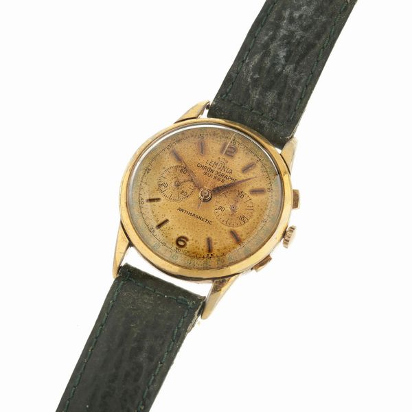 LEMANIA CHRONOGRAPHE SUISSE  - Asta OROLOGI - Associazione Nazionale - Case d'Asta italiane