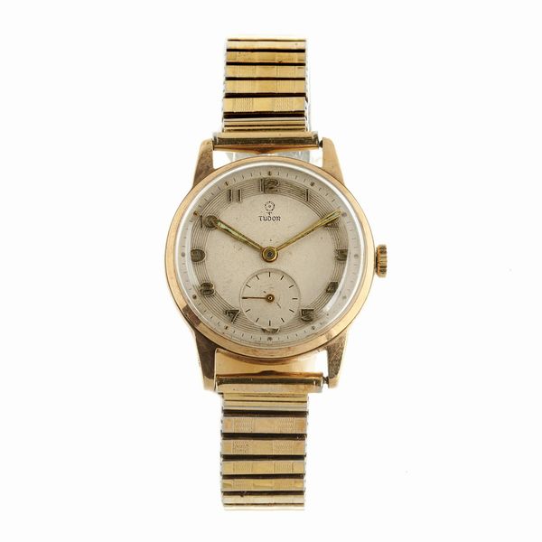 TUDOR : TUDOR OROLOGIO DA POLSO IN ORO A BASSO TITOLO  - Asta OROLOGI - Associazione Nazionale - Case d'Asta italiane