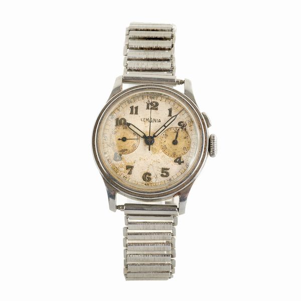 LEMANIA CRONOGRAFO MONOPULSANTE  - Asta OROLOGI - Associazione Nazionale - Case d'Asta italiane