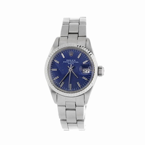 ROLEX : ROLEX DATE LADY REF. 6917 N. 28840XX ACCIAIO ANNO 1971  - Asta OROLOGI - Associazione Nazionale - Case d'Asta italiane