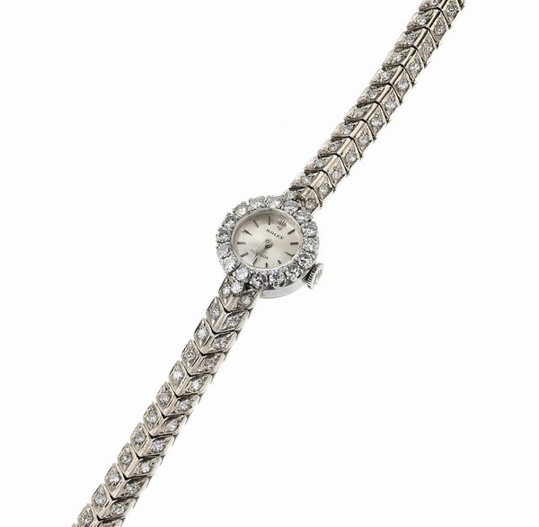 ROLEX OROLOGIO DA DONNA CON DIAMANTI  - Asta OROLOGI - Associazione Nazionale - Case d'Asta italiane