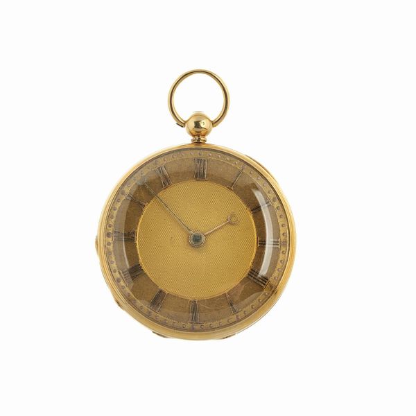 OROLOGIO DA TASCA IN ORO  - Asta OROLOGI - Associazione Nazionale - Case d'Asta italiane