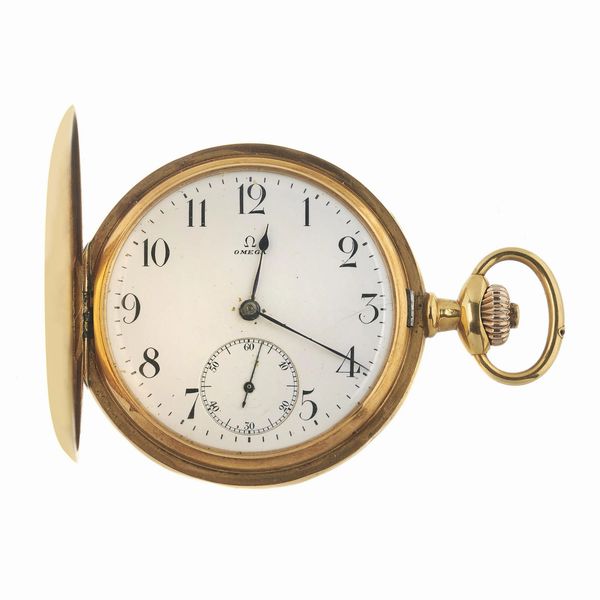 OMEGA : OMEGA OROLOGIO DA TASCA IN ORO  - Asta OROLOGI - Associazione Nazionale - Case d'Asta italiane
