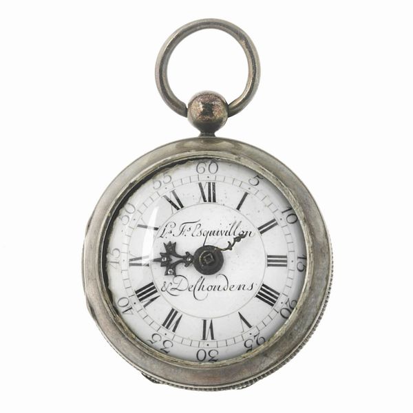 ESQUIVILLON & DETHOUDENS OROLOGIO DA TASCA  - Asta OROLOGI - Associazione Nazionale - Case d'Asta italiane