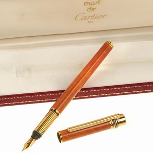 CARTIER - MUST DE CARTIER "TRINITY" PENNA STILOGRAFICA