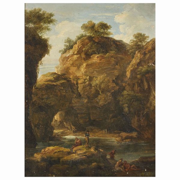 Scuola italiana, inizi sec. XIX  - Asta ARCADE | DIPINTI DEL XIX E XX SECOLO E OPERE DALLA RACCOLTA DI ANTONIO PAOLUCCI - Associazione Nazionale - Case d'Asta italiane