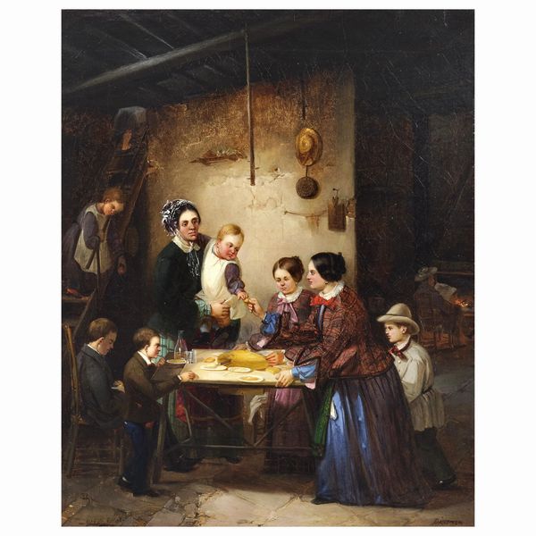 Carlo Piacenza : Attribuito a Carlo Piacenza  - Asta ARCADE | DIPINTI DEL XIX E XX SECOLO E OPERE DALLA RACCOLTA DI ANTONIO PAOLUCCI - Associazione Nazionale - Case d'Asta italiane