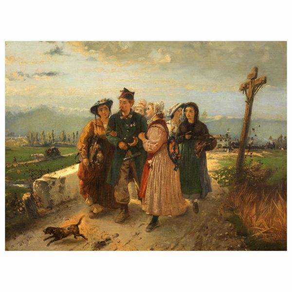 Seguace di Angelo Trezzini  - Asta ARCADE | DIPINTI DEL XIX E XX SECOLO E OPERE DALLA RACCOLTA DI ANTONIO PAOLUCCI - Associazione Nazionale - Case d'Asta italiane