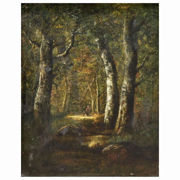 Narcisse Virgile De La Peña : Attribuito a Narcisse Virgile DÍaz de la Peña  - Asta ARCADE | DIPINTI DEL XIX E XX SECOLO E OPERE DALLA RACCOLTA DI ANTONIO PAOLUCCI - Associazione Nazionale - Case d'Asta italiane