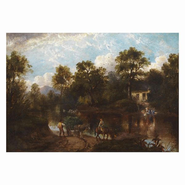 Giovan Battista Bassi : Giovan Battista Bassi  - Asta ARCADE | DIPINTI DEL XIX E XX SECOLO E OPERE DALLA RACCOLTA DI ANTONIO PAOLUCCI - Associazione Nazionale - Case d'Asta italiane