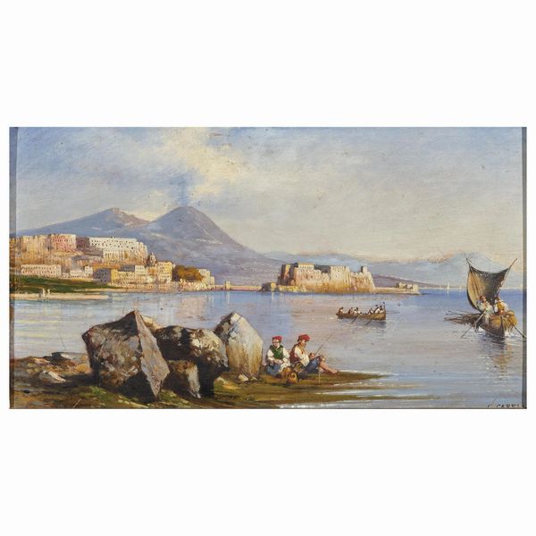 Consalvo Carelli : Consalvo Carelli  - Asta ARCADE | DIPINTI DEL XIX E XX SECOLO E OPERE DALLA RACCOLTA DI ANTONIO PAOLUCCI - Associazione Nazionale - Case d'Asta italiane