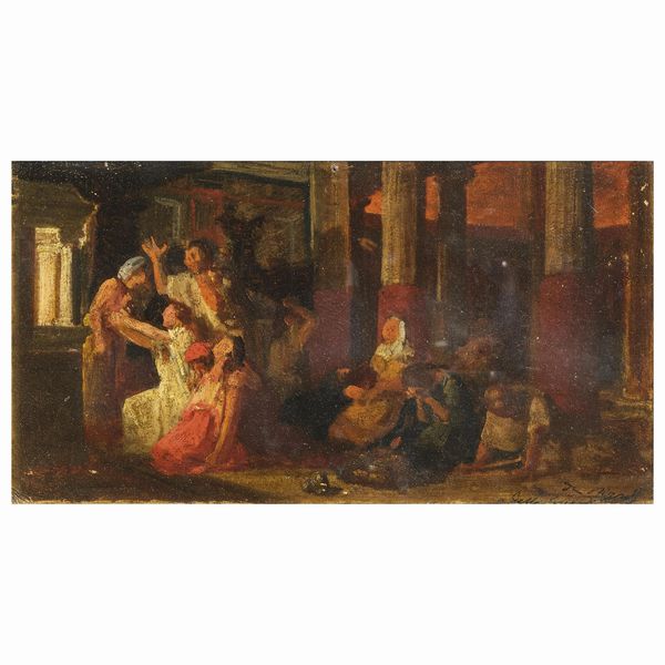 Giuseppe De Nigris : Giuseppe De Nigris  - Asta ARCADE | DIPINTI DEL XIX E XX SECOLO E OPERE DALLA RACCOLTA DI ANTONIO PAOLUCCI - Associazione Nazionale - Case d'Asta italiane