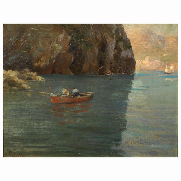 Leopoldo Galeota : Leopoldo Russo Galeota  - Asta ARCADE | DIPINTI DEL XIX E XX SECOLO E OPERE DALLA RACCOLTA DI ANTONIO PAOLUCCI - Associazione Nazionale - Case d'Asta italiane