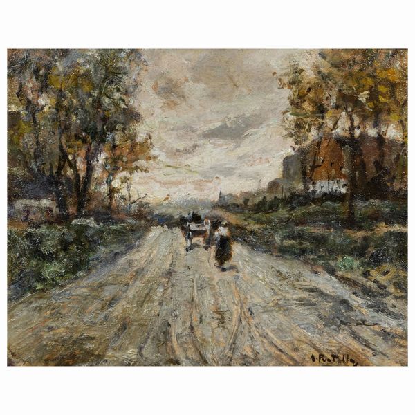 Attilio Pratella : Attilio Pratella  - Asta ARCADE | DIPINTI DEL XIX E XX SECOLO E OPERE DALLA RACCOLTA DI ANTONIO PAOLUCCI - Associazione Nazionale - Case d'Asta italiane