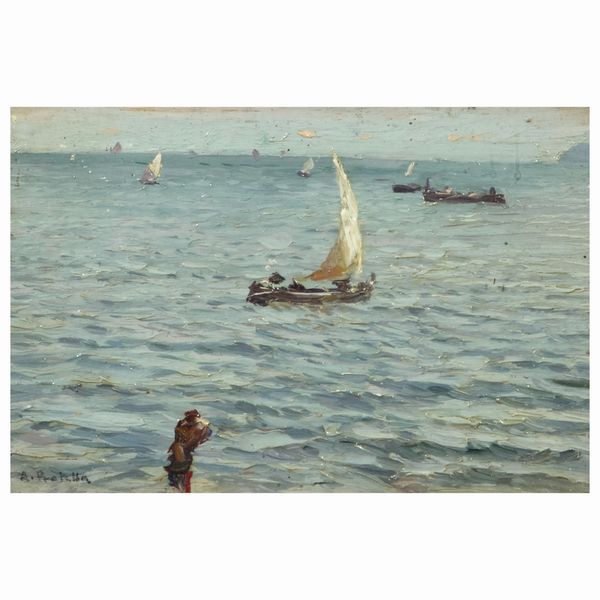 Attilio Pratella : Attilio Pratella  - Asta ARCADE | DIPINTI DEL XIX E XX SECOLO E OPERE DALLA RACCOLTA DI ANTONIO PAOLUCCI - Associazione Nazionale - Case d'Asta italiane