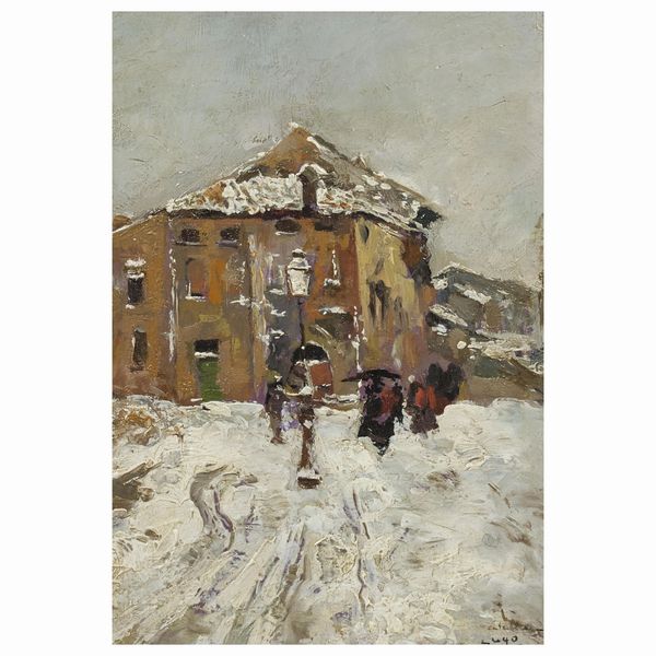 Attilio Pratella : Attilio Pratella  - Asta ARCADE | DIPINTI DEL XIX E XX SECOLO E OPERE DALLA RACCOLTA DI ANTONIO PAOLUCCI - Associazione Nazionale - Case d'Asta italiane