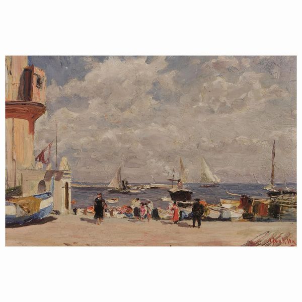 Attilio Pratella : Attilio Pratella  - Asta ARCADE | DIPINTI DEL XIX E XX SECOLO E OPERE DALLA RACCOLTA DI ANTONIO PAOLUCCI - Associazione Nazionale - Case d'Asta italiane