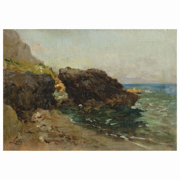 Antonino Leto : Antonino Leto  - Asta ARCADE | DIPINTI DEL XIX E XX SECOLO E OPERE DALLA RACCOLTA DI ANTONIO PAOLUCCI - Associazione Nazionale - Case d'Asta italiane