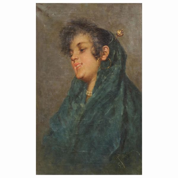 Salvatore Postiglione : Salvatore Postiglione  - Asta ARCADE | DIPINTI DEL XIX E XX SECOLO E OPERE DALLA RACCOLTA DI ANTONIO PAOLUCCI - Associazione Nazionale - Case d'Asta italiane