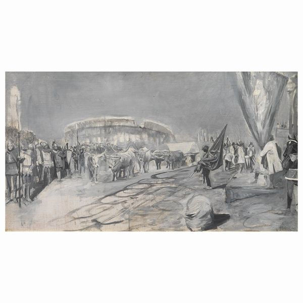 Giulio Aristide Sartorio : Giulio Aristide Sartorio  - Asta ARCADE | DIPINTI DEL XIX E XX SECOLO E OPERE DALLA RACCOLTA DI ANTONIO PAOLUCCI - Associazione Nazionale - Case d'Asta italiane