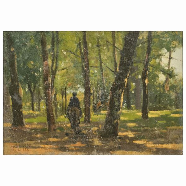 Ruggero Panerai : Ruggero Panerai  - Asta ARCADE | DIPINTI DEL XIX E XX SECOLO E OPERE DALLA RACCOLTA DI ANTONIO PAOLUCCI - Associazione Nazionale - Case d'Asta italiane