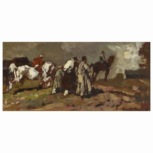 Alessio Issupoff : Alessio Issupoff  - Asta ARCADE | DIPINTI DEL XIX E XX SECOLO E OPERE DALLA RACCOLTA DI ANTONIO PAOLUCCI - Associazione Nazionale - Case d'Asta italiane