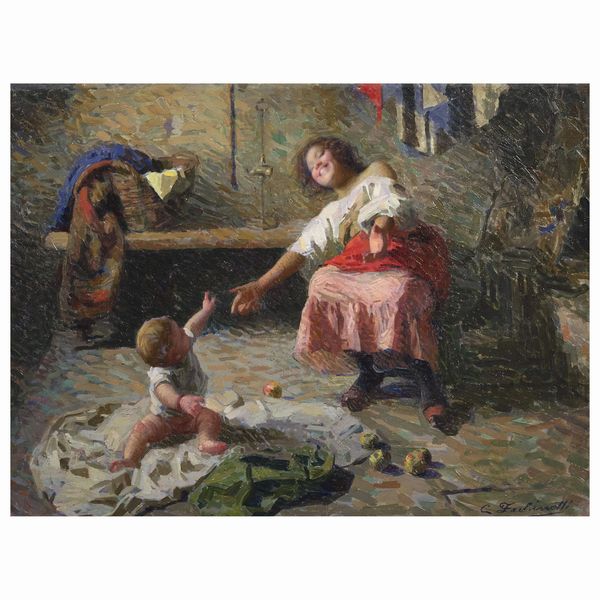 Carlo Fachinetti : Carlo Fachinetti  - Asta ARCADE | DIPINTI DEL XIX E XX SECOLO E OPERE DALLA RACCOLTA DI ANTONIO PAOLUCCI - Associazione Nazionale - Case d'Asta italiane