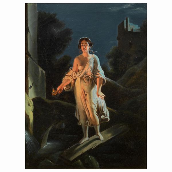 Beniamino De Francesco : Attribuito a Beniamino De Francesco  - Asta ARCADE | DIPINTI DEL XIX E XX SECOLO E OPERE DALLA RACCOLTA DI ANTONIO PAOLUCCI - Associazione Nazionale - Case d'Asta italiane